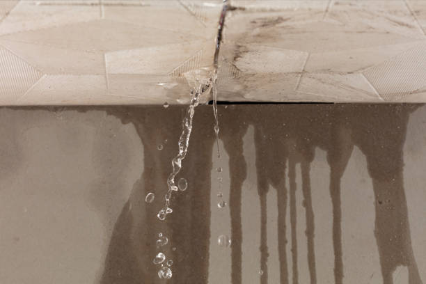 Professional Flood Damage Cleanup technician working in Brillion, WI